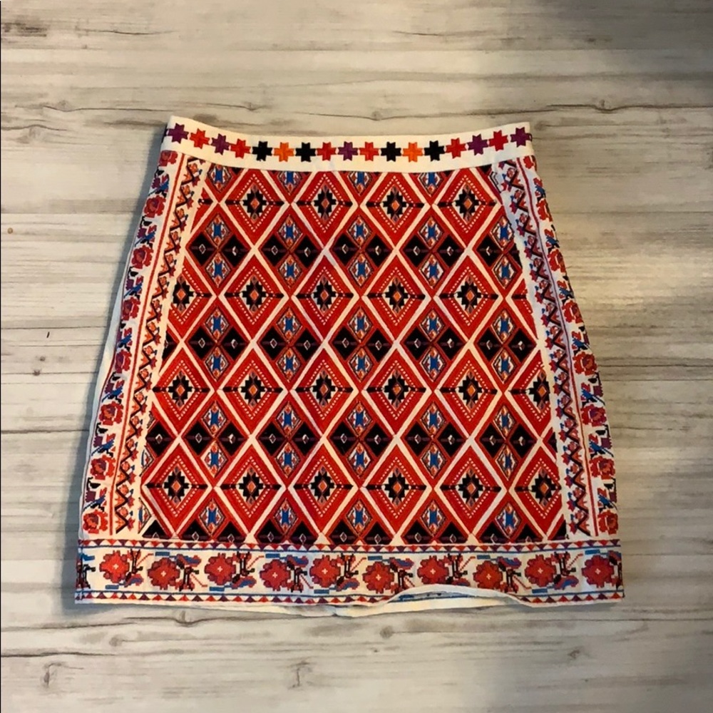Western Printed Skirt